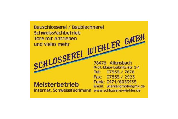 Schlosserei Wiehler GmbH